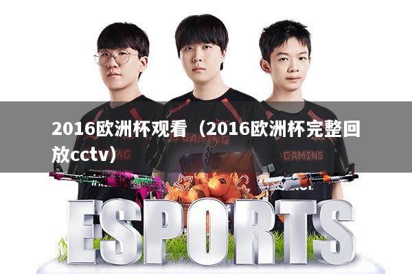 2016欧洲杯观看（2016欧洲杯完整回放cctv）